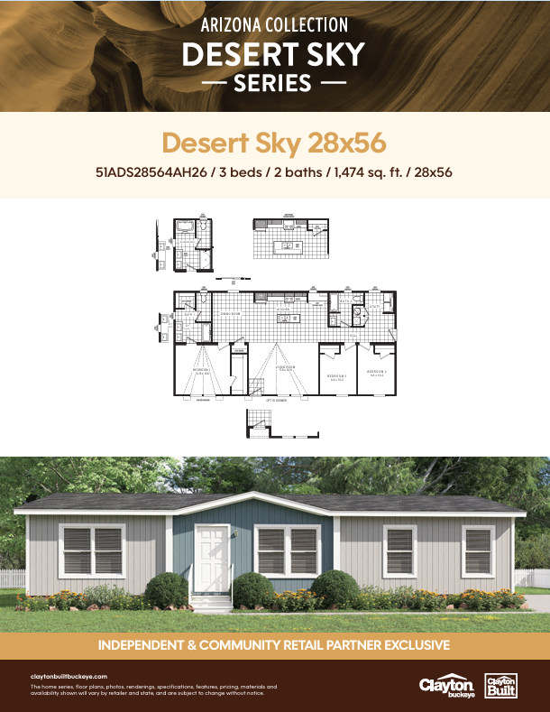 Arizona Desert Sky Collection — Apex Manufactured Homes - Kingman, AZ